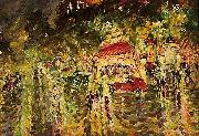 Konstantin Alexeievich Korovin A Boulevard in Paris oil on canvas